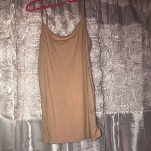 Basic tan tank top